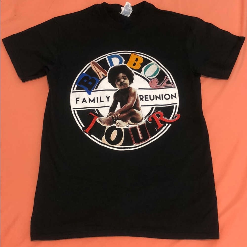 NWOT Official Bad Boy Family Reunion Tour T-Shirt